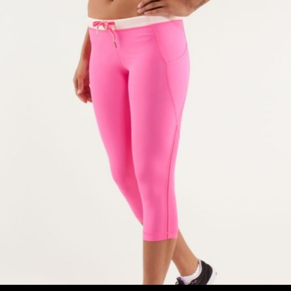 Lululemon Beach Runner Crop Leggings Size 4 - Picture 2 of 12